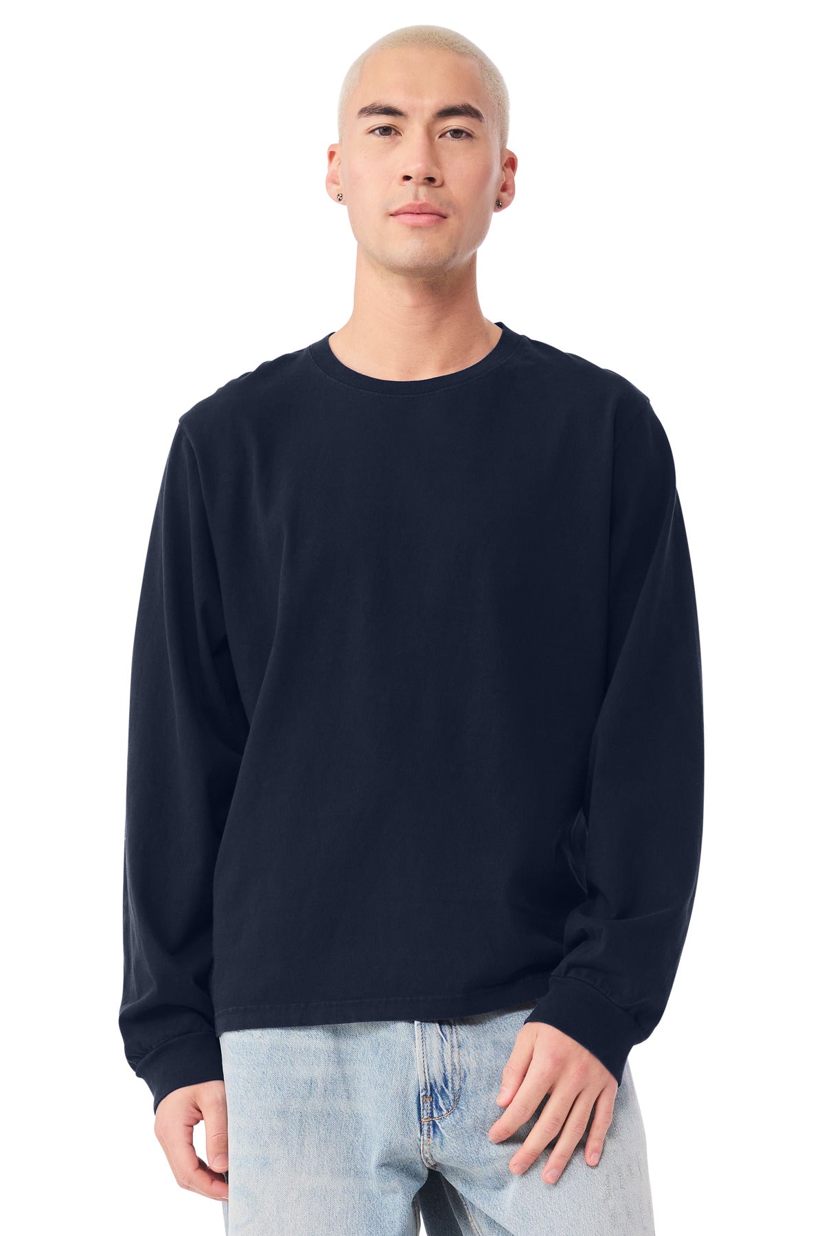 BELLA+CANVAS Unisex Heavyweight Garment-Dyed Long Sleeve Tee BC4851GD