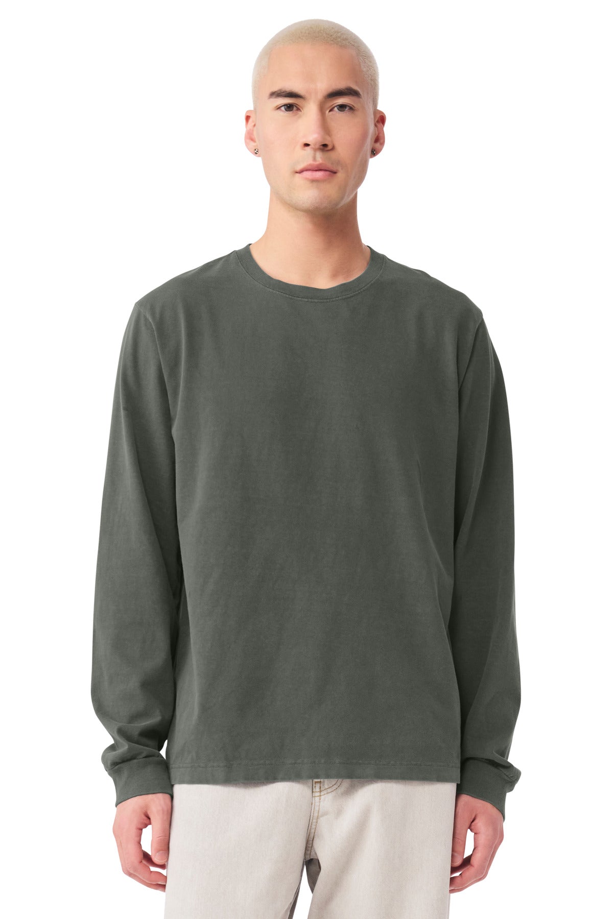 BELLA+CANVAS Unisex Heavyweight Garment-Dyed Long Sleeve Tee BC4851GD