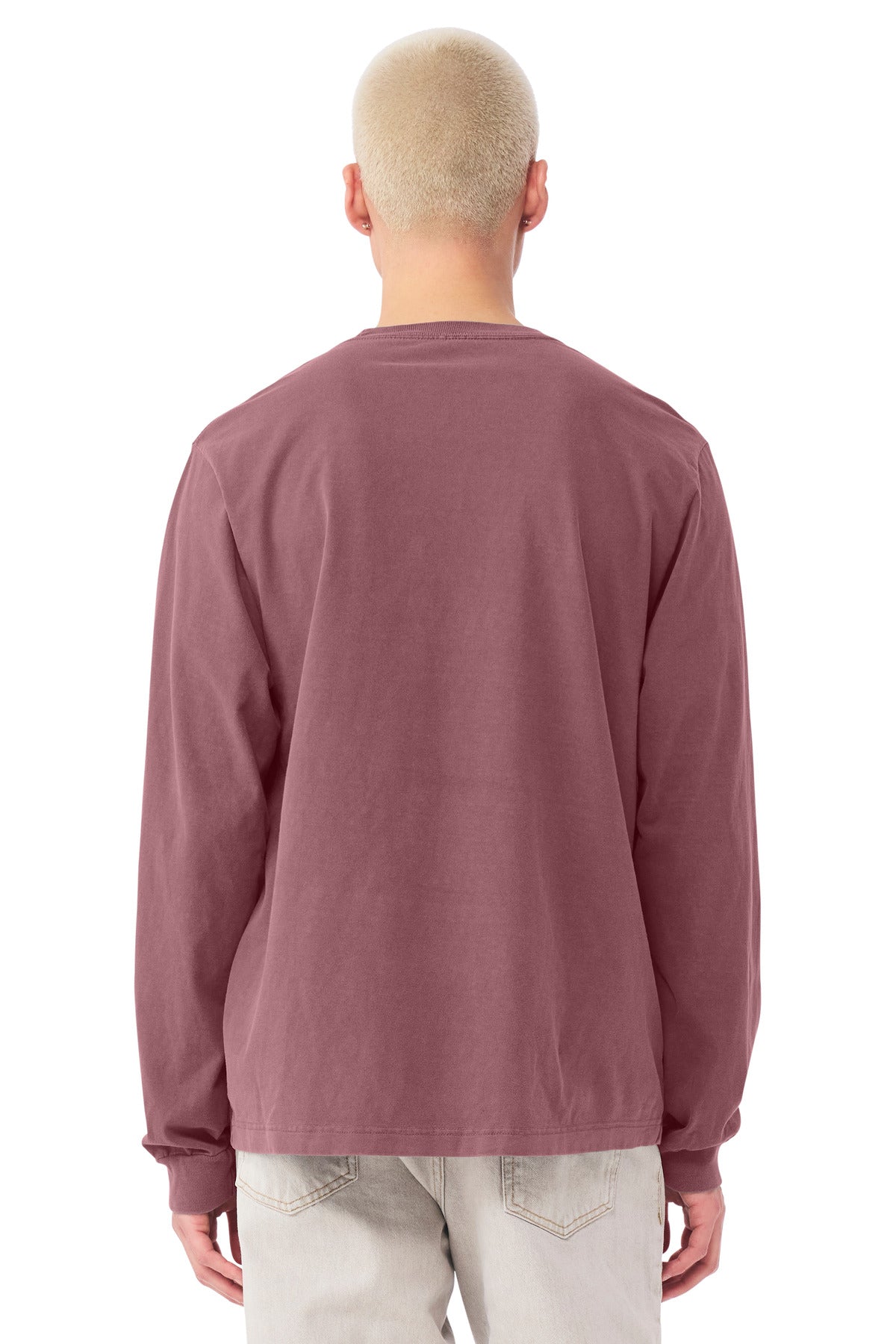BELLA+CANVAS Unisex Heavyweight Garment-Dyed Long Sleeve Tee BC4851GD