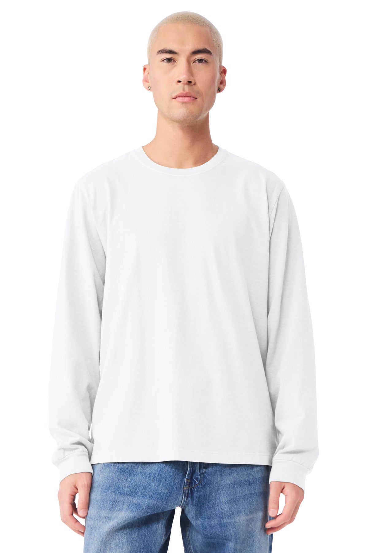 BELLA+CANVAS Unisex Heavyweight Garment-Dyed Long Sleeve Tee BC4851GD