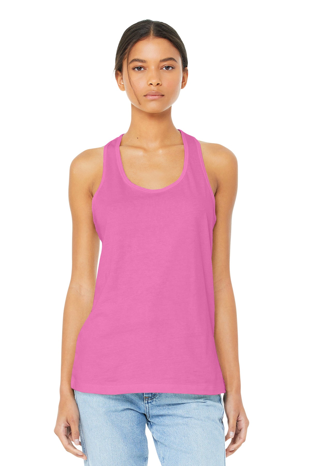 BELLA+CANVAS  Women's Jersey Racerback Tank. BC6008