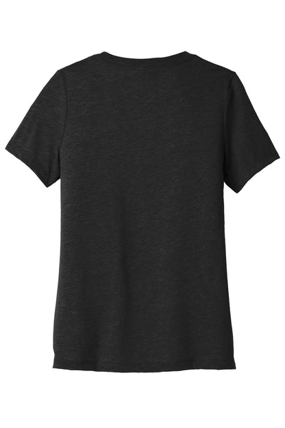 BELLA+CANVAS Women's Relaxed Heather CVC V-Neck Tee BC6405CVC