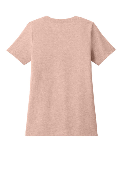 BELLA+CANVAS Women's Relaxed Heather CVC V-Neck Tee BC6405CVC
