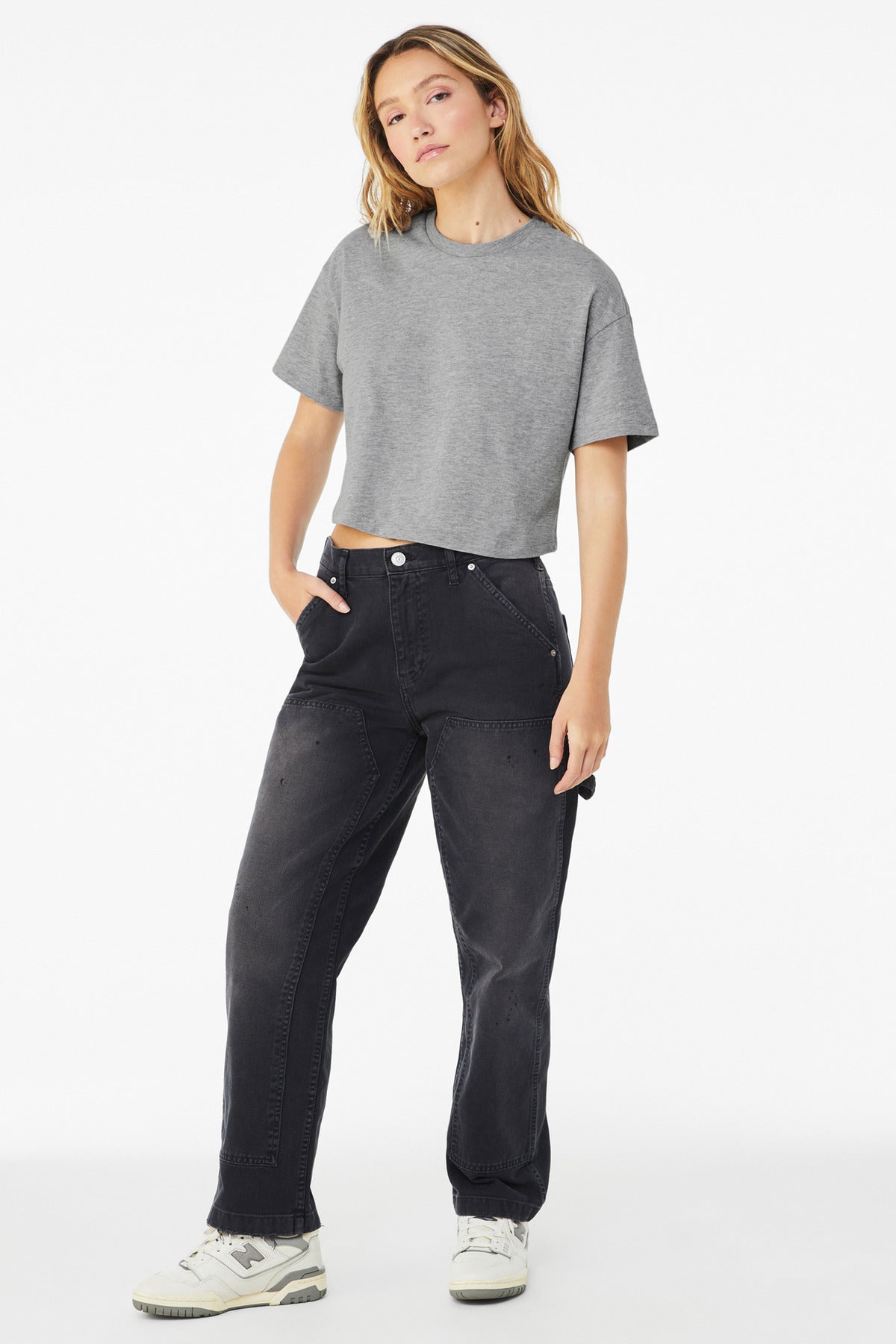 BELLA+CANVAS Women's Jersey Crop Tee BC6482