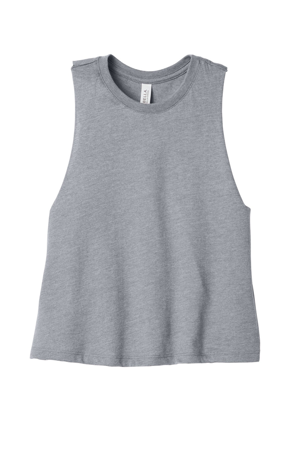 BELLA+CANVAS  Women's Racerback Cropped Tank. BC6682