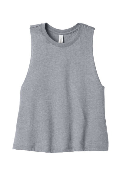 BELLA+CANVAS  Women's Racerback Cropped Tank. BC6682