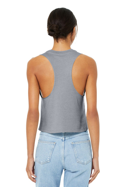 BELLA+CANVAS  Women's Racerback Cropped Tank. BC6682