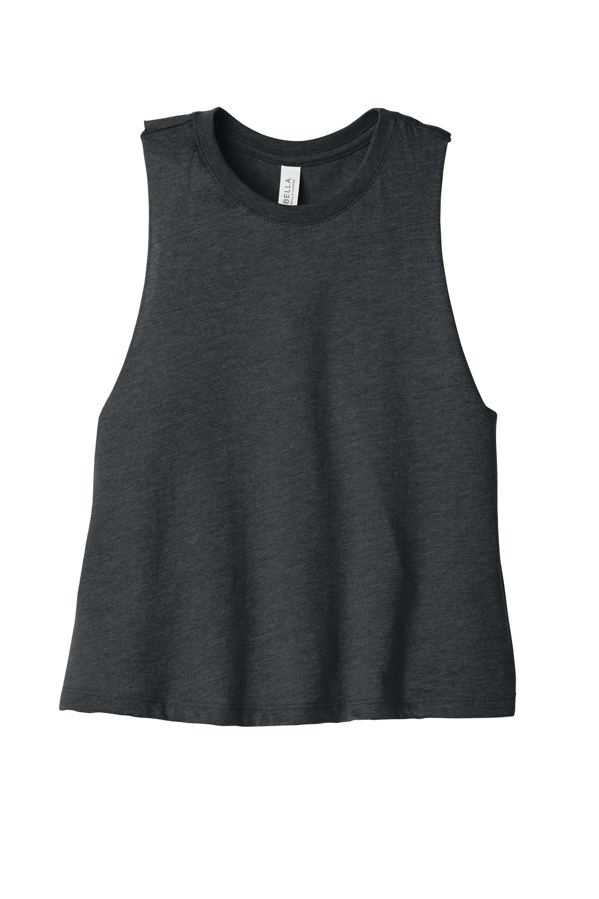 BELLA+CANVAS  Women's Racerback Cropped Tank. BC6682