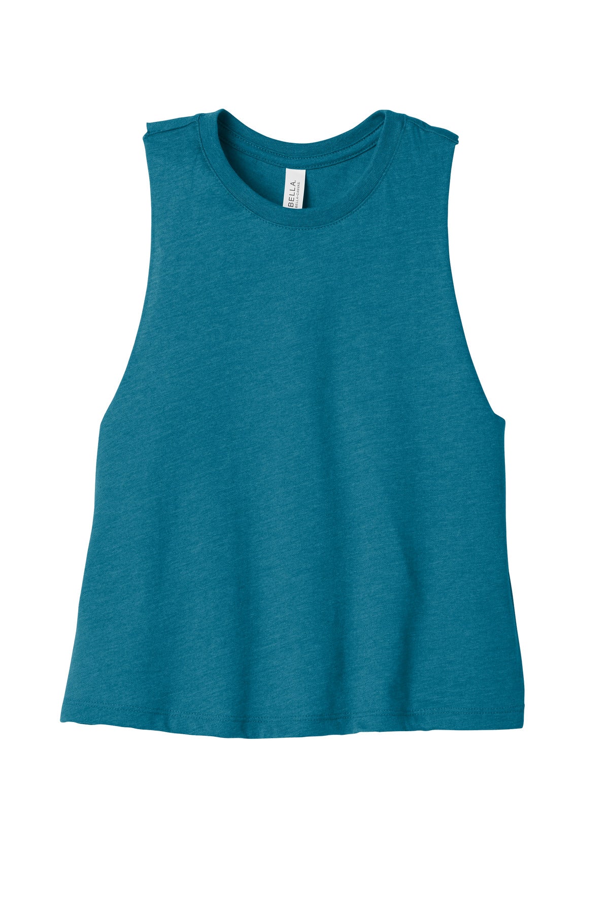 BELLA+CANVAS  Women's Racerback Cropped Tank. BC6682
