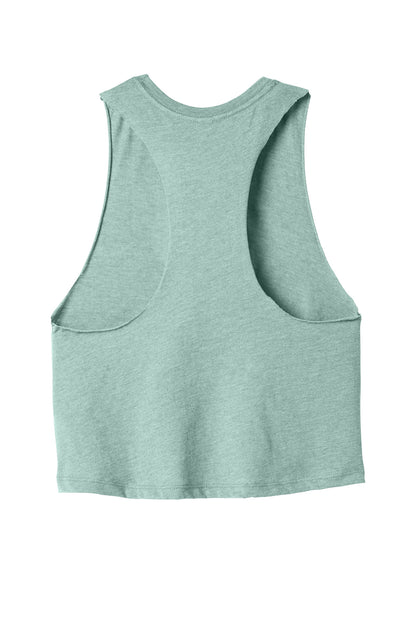 BELLA+CANVAS  Women's Racerback Cropped Tank. BC6682