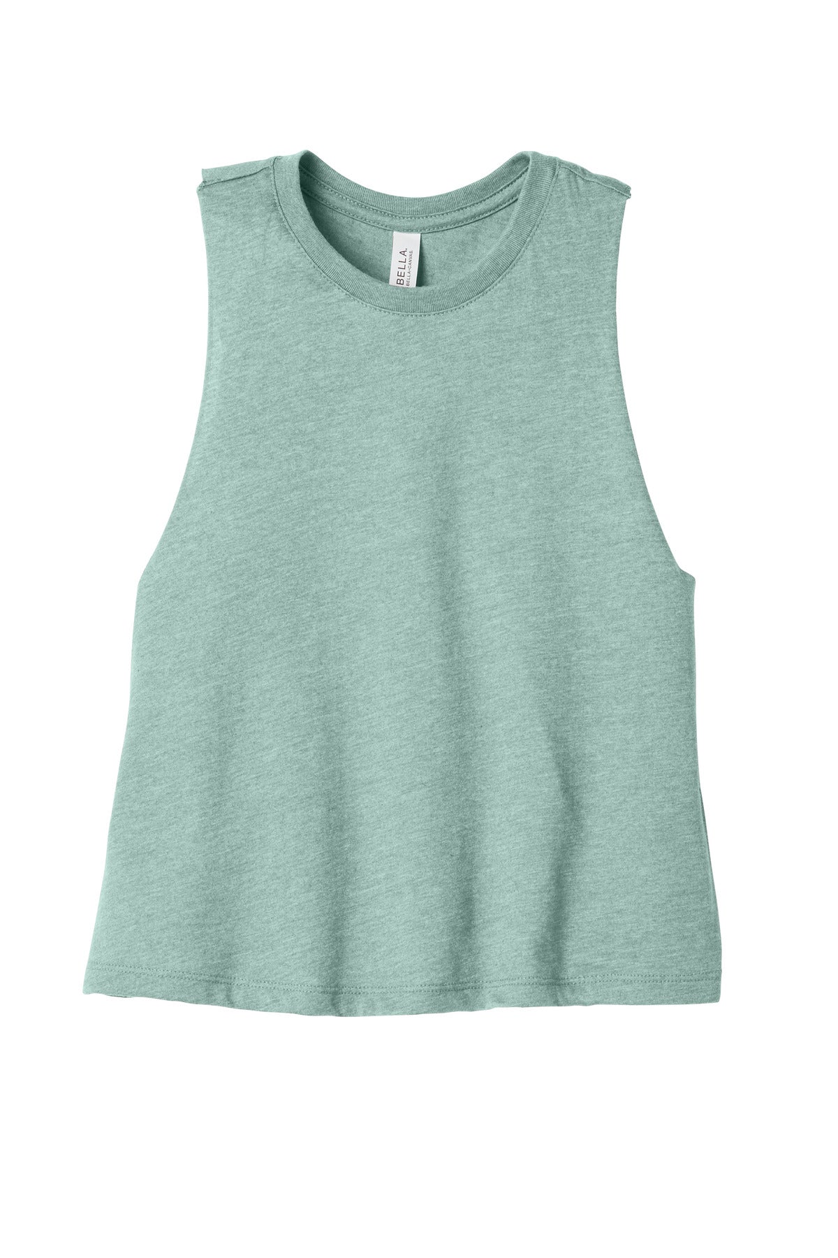 BELLA+CANVAS  Women's Racerback Cropped Tank. BC6682