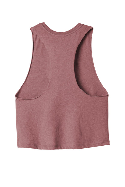 BELLA+CANVAS  Women's Racerback Cropped Tank. BC6682