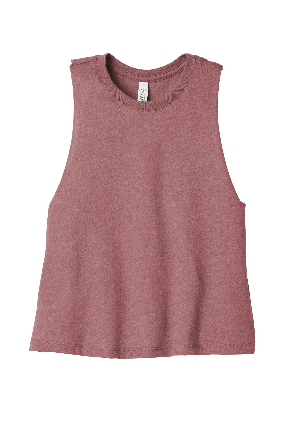 BELLA+CANVAS  Women's Racerback Cropped Tank. BC6682