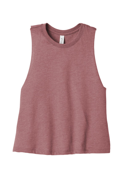 BELLA+CANVAS  Women's Racerback Cropped Tank. BC6682