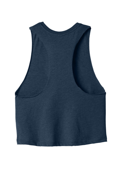 BELLA+CANVAS  Women's Racerback Cropped Tank. BC6682