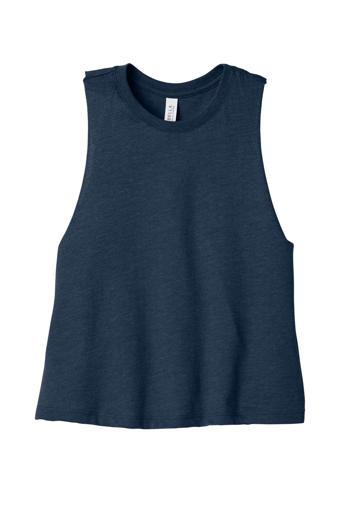 BELLA+CANVAS  Women's Racerback Cropped Tank. BC6682