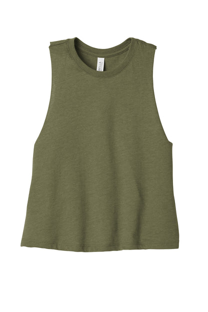 BELLA+CANVAS  Women's Racerback Cropped Tank. BC6682