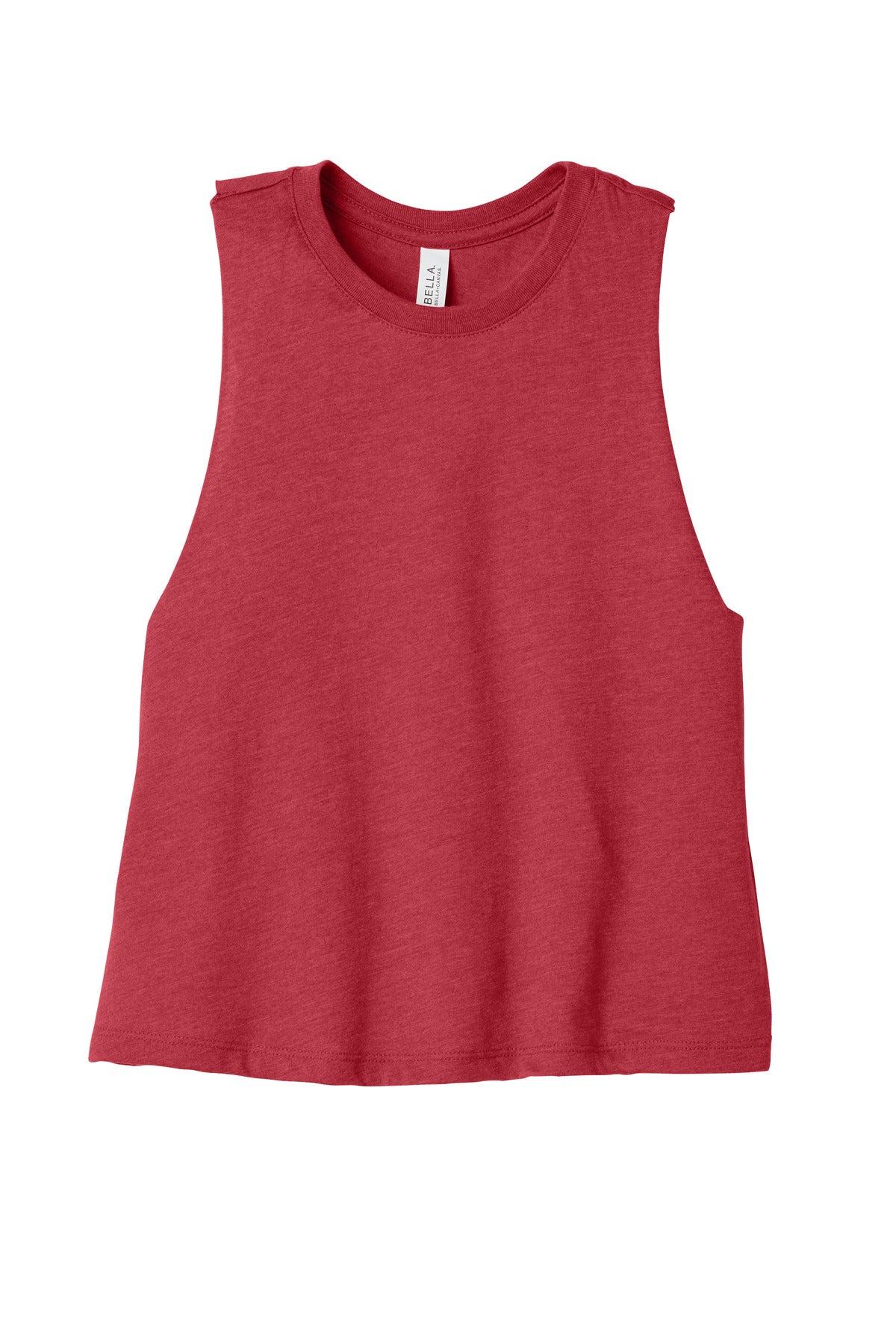 BELLA+CANVAS  Women's Racerback Cropped Tank. BC6682