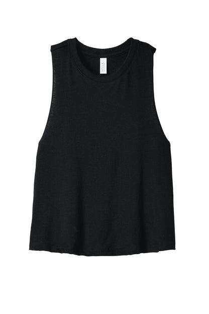 BELLA+CANVAS  Women's Racerback Cropped Tank. BC6682