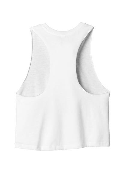 BELLA+CANVAS  Women's Racerback Cropped Tank. BC6682