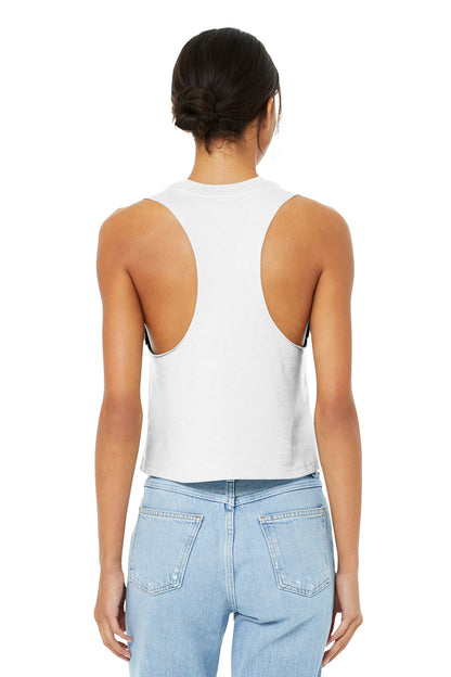 BELLA+CANVAS  Women's Racerback Cropped Tank. BC6682