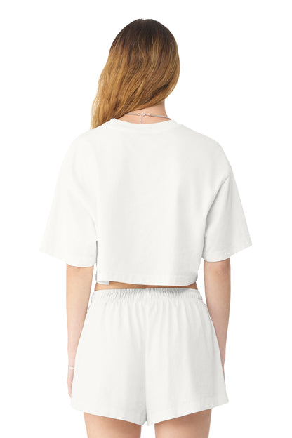 BELLA+CANVAS Women's Heavyweight Garment-Dyed Cropped Tee BC6882GD