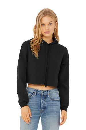 BELLA+CANVAS  Women's Sponge Fleece Cropped Fleece Hoodie. BC7502