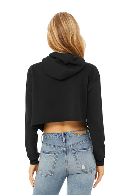 BELLA+CANVAS  Women's Sponge Fleece Cropped Fleece Hoodie. BC7502