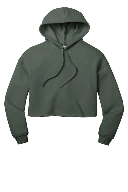 BELLA+CANVAS  Women's Sponge Fleece Cropped Fleece Hoodie. BC7502