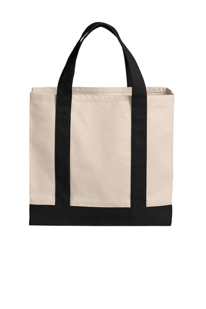 Port Authority Cotton Canvas Two-Tone Tote BG429