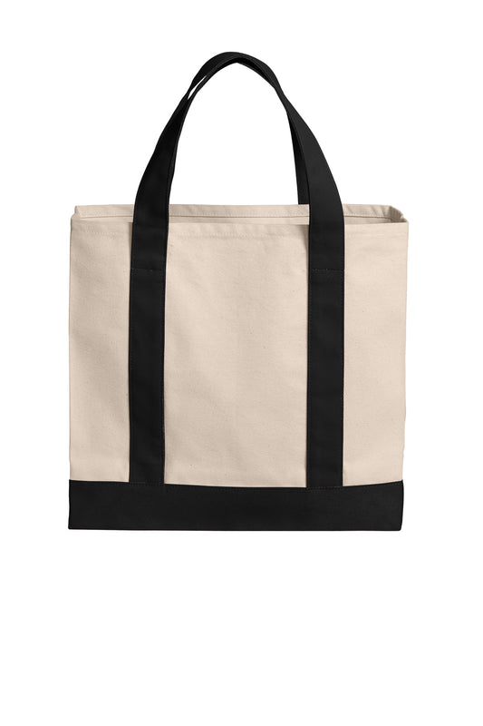 Port Authority Cotton Canvas Two-Tone Tote BG429