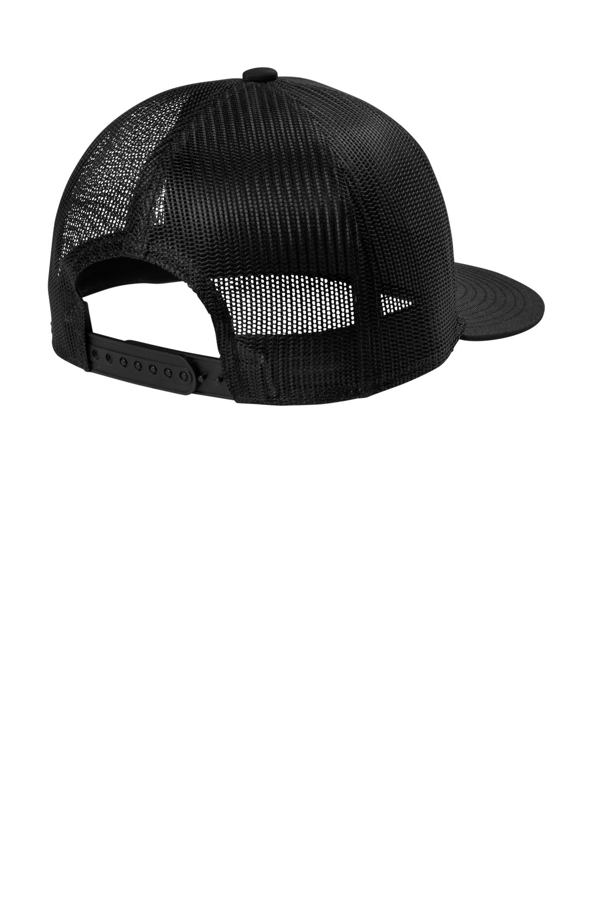 Port Authority Snapback Flat Bill Trucker Cap C407