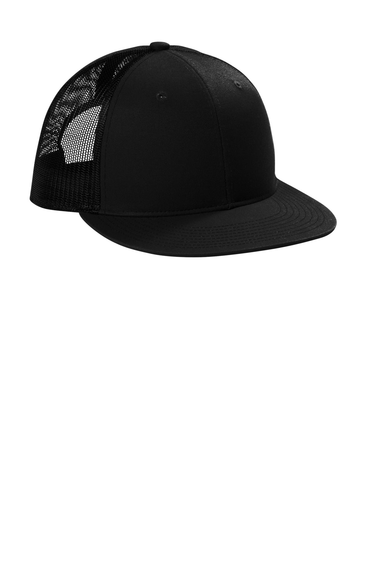 Port Authority Snapback Flat Bill Trucker Cap C407