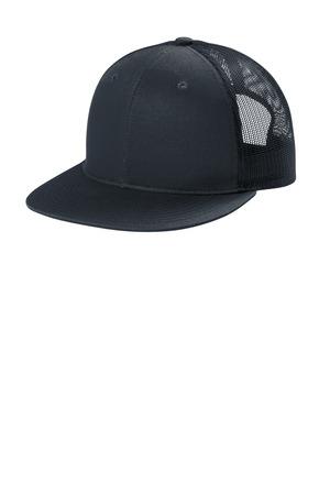Port Authority Snapback Flat Bill Trucker Cap C407