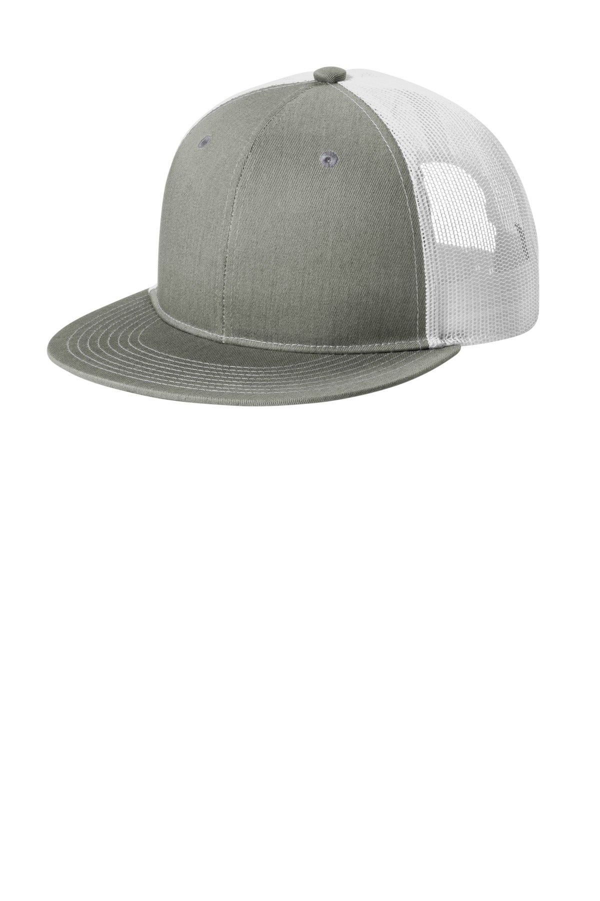 Port Authority Snapback Flat Bill Trucker Cap C407