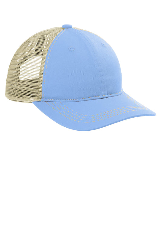 Port Authority Unstructured Snapback Trucker Cap C409