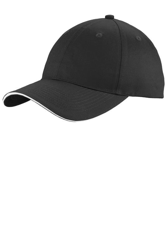 Port Authority Unstructured Sandwich Bill Cap. C919