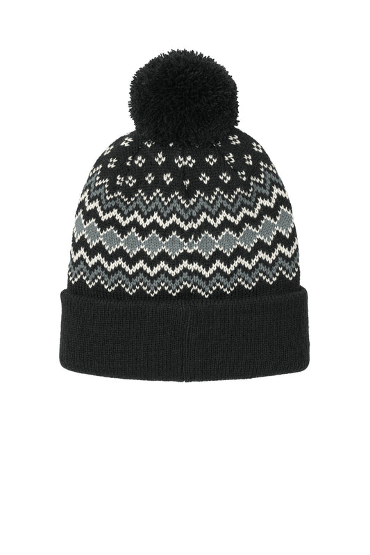 Port Authority Alpine Pom Beanie C991