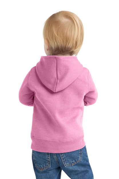 Port & Co Infant Core Fleece Full-Zip Hooded Sweatshirt. CAR78IZH