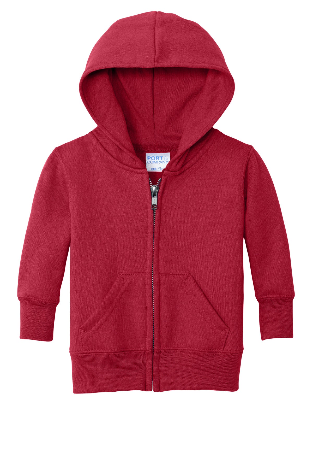 Port & Co Infant Core Fleece Full-Zip Hooded Sweatshirt. CAR78IZH