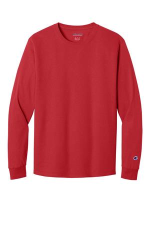 Champion  Heritage 5.2-Oz. Jersey Long Sleeve Tee CC8C