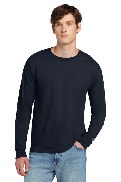 Champion  Heritage 5.2-Oz. Jersey Long Sleeve Tee CC8C