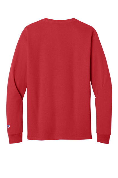 Champion  Heritage 5.2-Oz. Jersey Long Sleeve Tee CC8C