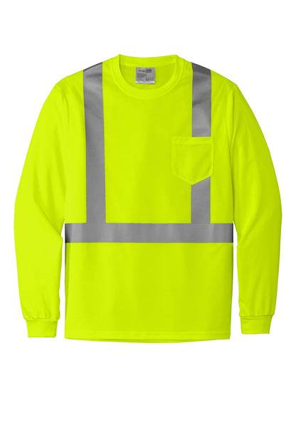CornerStone  ANSI 107 Class 2 Mesh Long Sleeve Tee. CS201