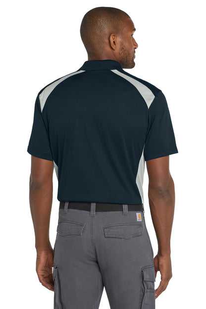 CornerStone Select Snag-Proof Two Way Colorblock Pocket Polo. CS416