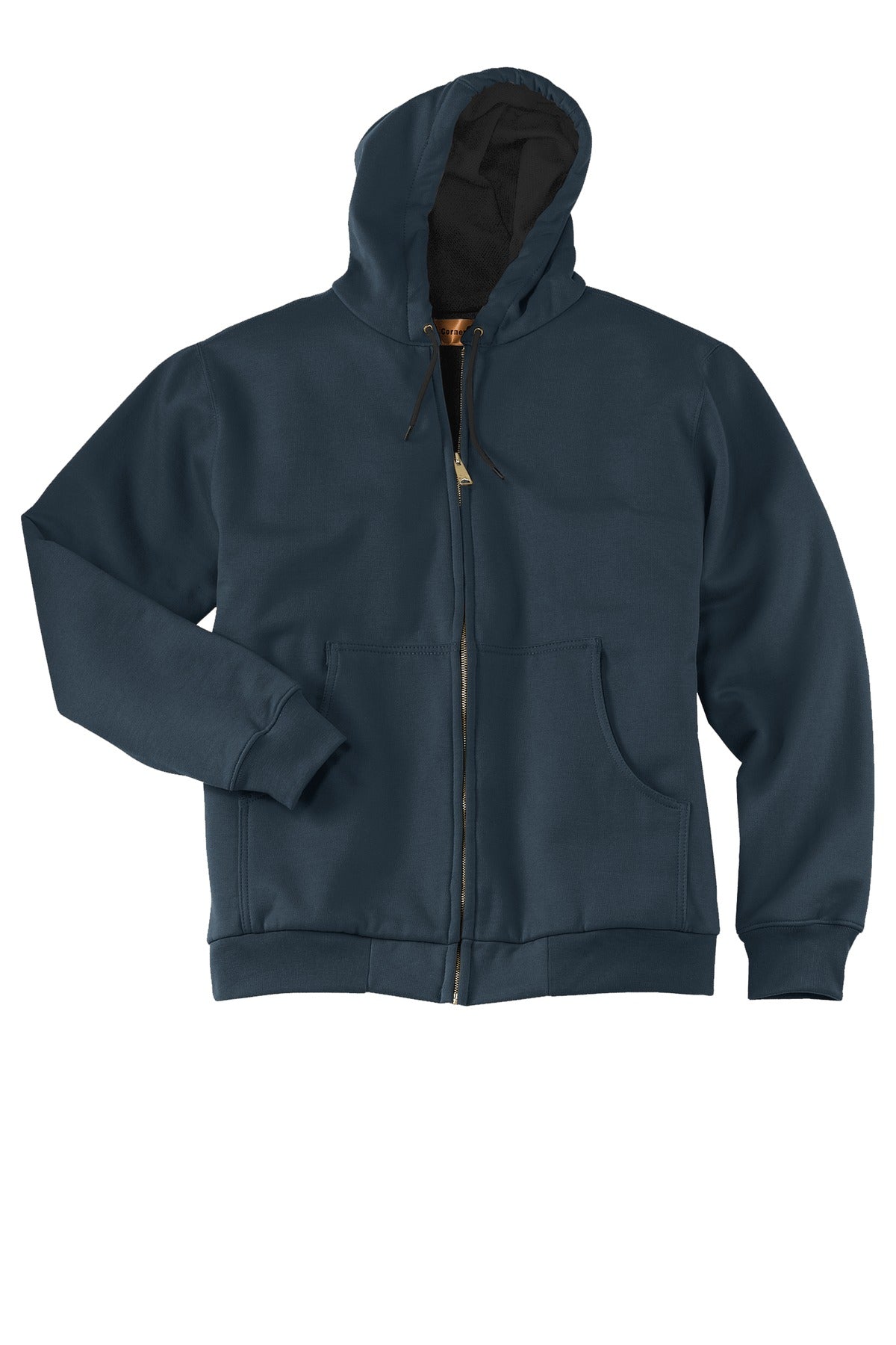CornerStone - Heavyweight Full-Zip Hooded Sweatshirt with Thermal Lining.  CS620