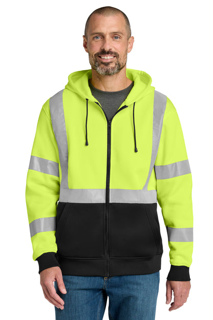 CornerStone A107 Class 3 Heavy-Duty Fleece Full-Zip Hoodie CSF300