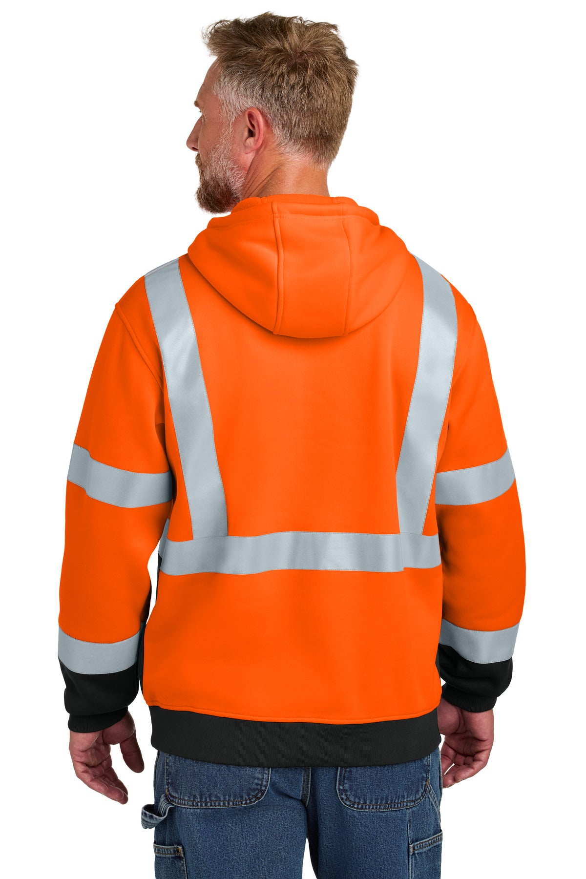 CornerStone ANSI 107 Class 3 Heavy-Duty Fleece Pullover Hoodie CSF301