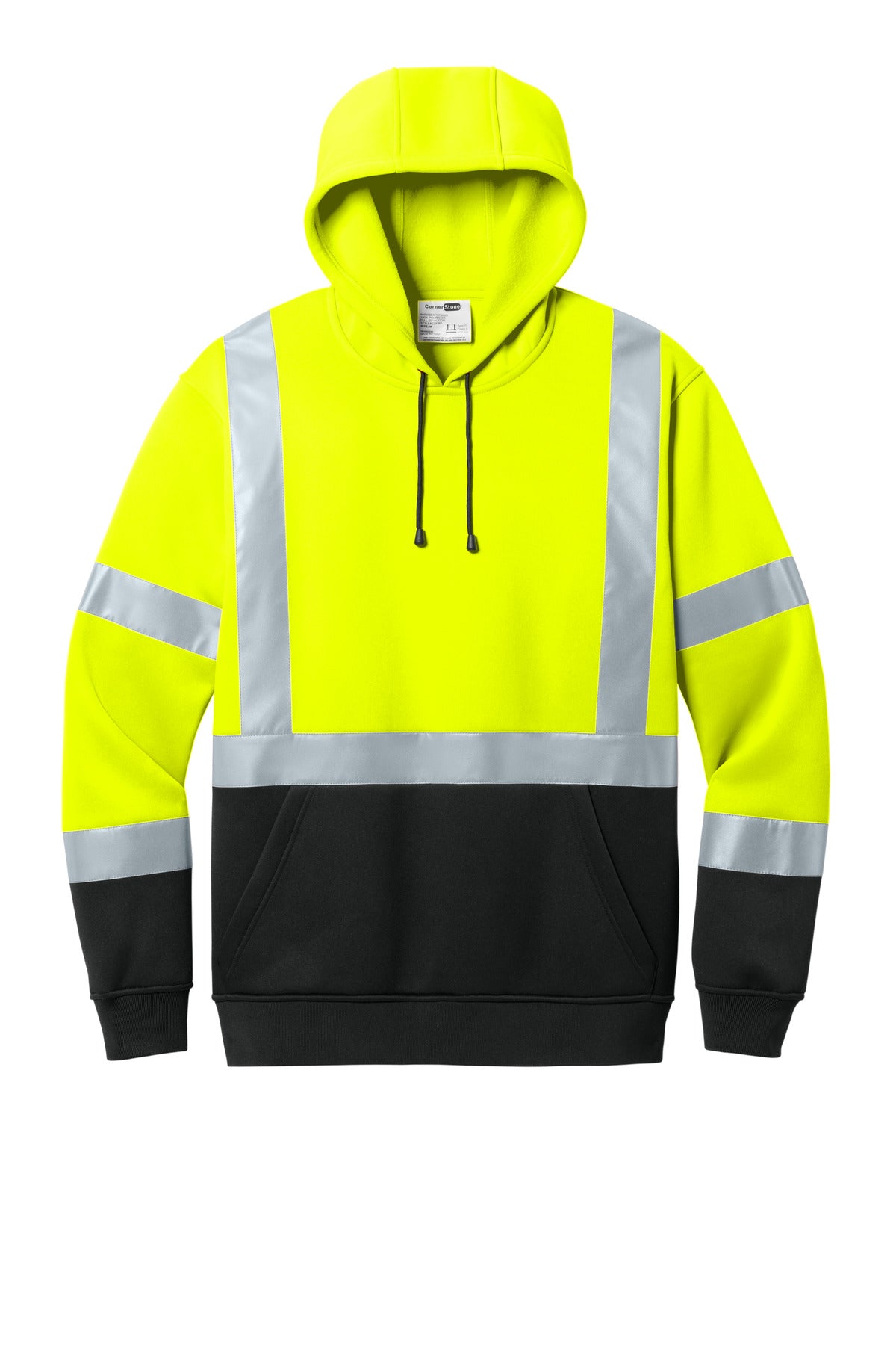 CornerStone ANSI 107 Class 3 Heavy-Duty Fleece Pullover Hoodie CSF301