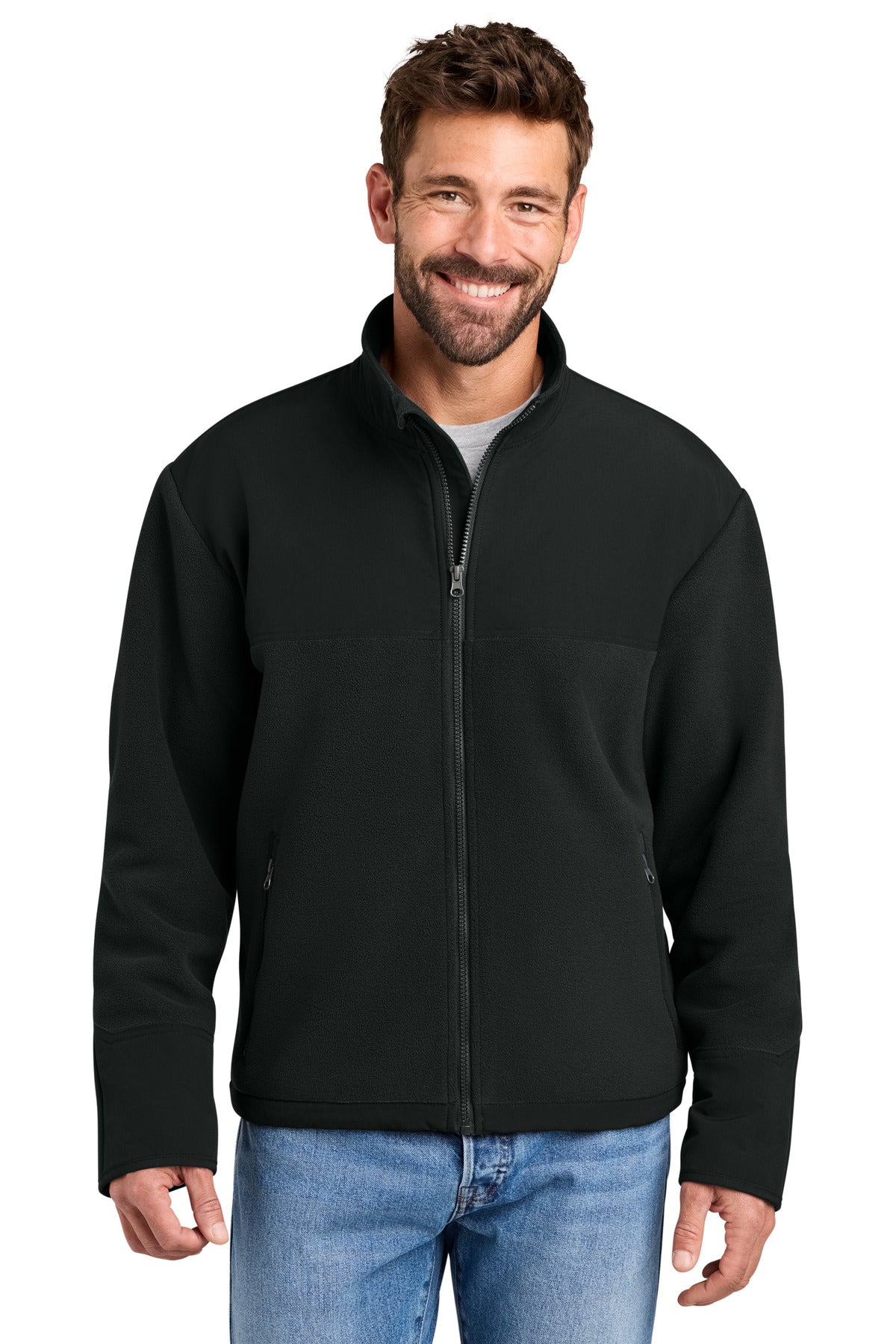 CornerStone Fleece Overlay Jacket CSF750